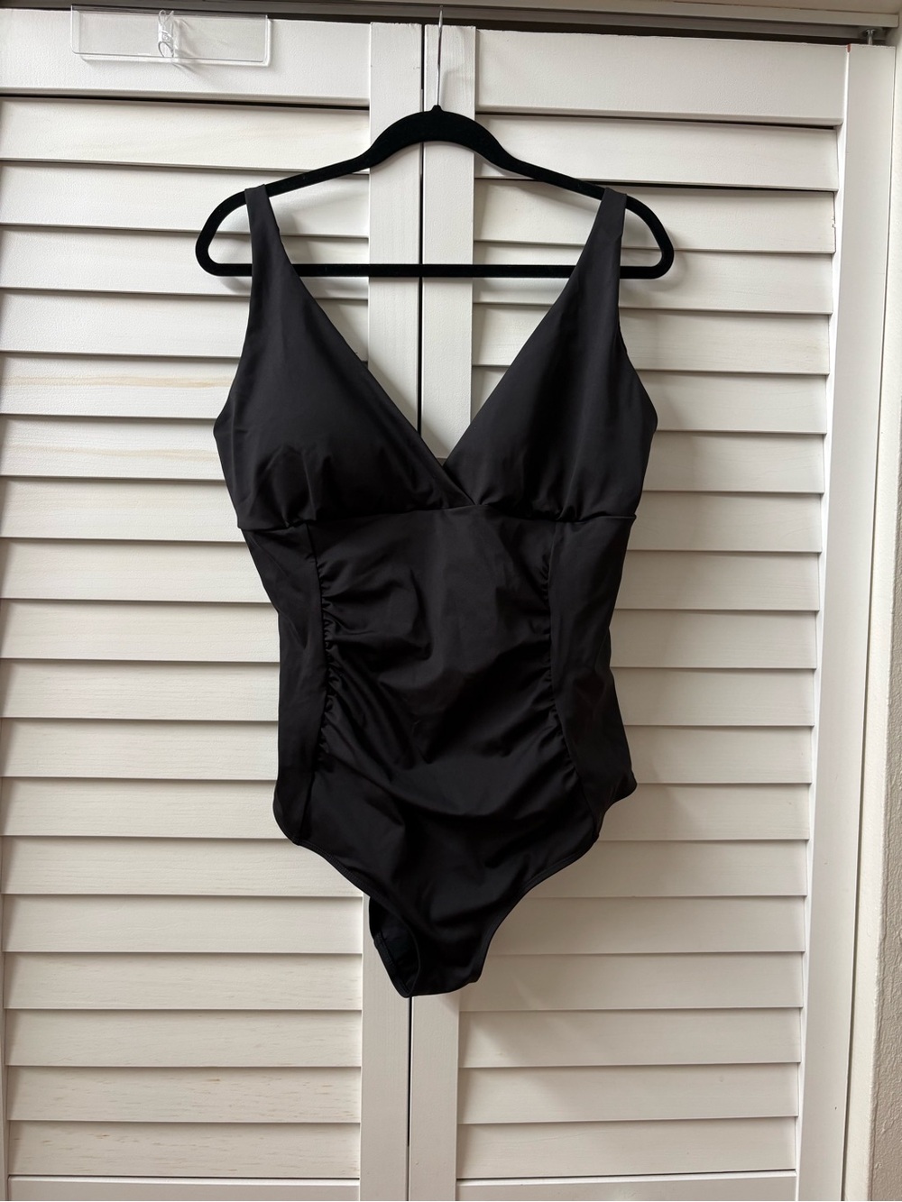 NWT Seraphine Malibu Black Post Maternity Shaping Swimsuit XL